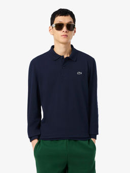 Lacoste - Blue Solid Regular Polo T-Shirt