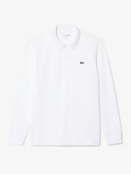 Lacoste - White Solid Regular Polo T-Shirt