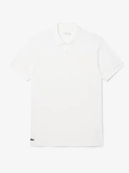 Lacoste - White Solid Regular Polo T-Shirt