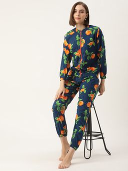 Clt.s - Tropical Blue Top and Pyjama (Set of 2)