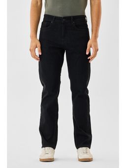 Snitch - Black Denim Comfortable Casual Jeans for Men