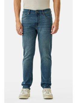Snitch - Blue Washed Slim Casual Jeans for Men