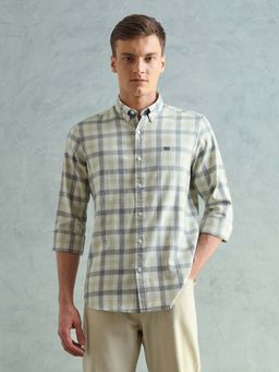 Arrow Sports - Men Smart Slim Fit Checked Multi-Color Shirt