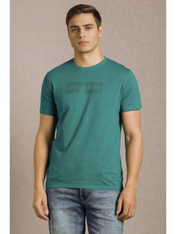 Louis Philippe - Men Green Crew Neck T-shirt