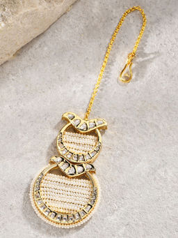 Joules By Radhika - Kundan Polki Maangtikka