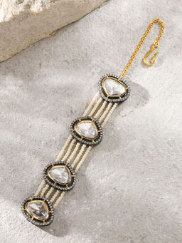 Joules By Radhika - Polki Maangtikka with Pearls