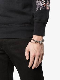 Alexander McQueen - Silver Skull Motif Bracelet