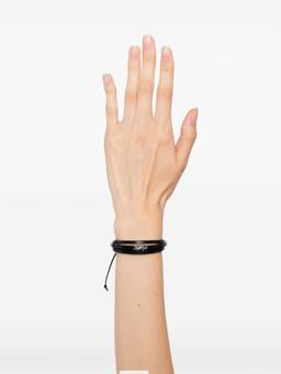 Saint Laurent - Black Leather Bracelet