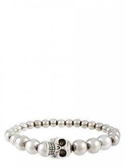 Alexander McQueen - Silver Skull Bracelet