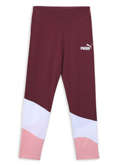 Puma - Power Cat Girls Maroon Tights
