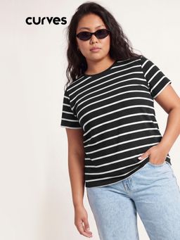 max - Women Striped T-shirt