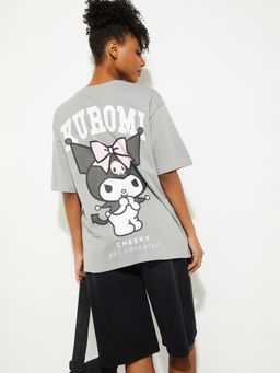 max - URB_N Kuromi Print Oversized T-shirt