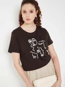 max - Women Printed T-shirt
