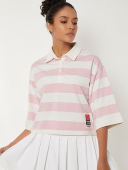 max - Women Colorblock Polo T-shirt