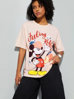 max - URB_N Women Mickey Mouse Oversized T-shirt