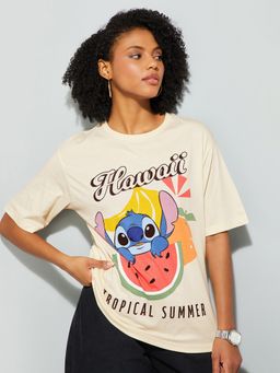 max - URB_N Women Stitch Oversized T-shirt