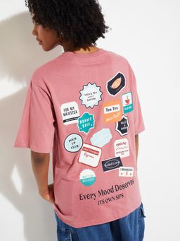 max - URB_N Women Printed Oversized T-shirt