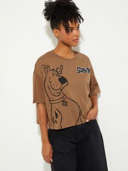 max - URB_N Women Scooby Doo Printed Boxy T-shirt
