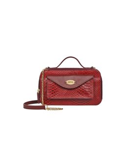 Hidesign - LILAC 02 SB Women's Marsala Snake Leather Satchel Bag