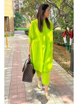 Raas By Ekta - Green Look At Me Co-Ord Sets