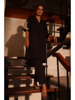 Raas By Ekta - Black Magic Of Mickey and Minnie Co-Ord Set