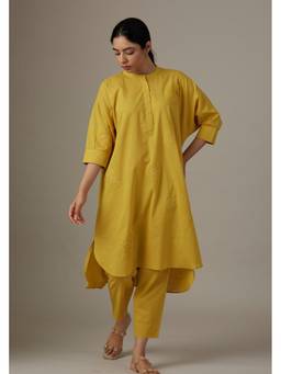 Raas By Ekta - Yellow Ochre Kurta and Pant