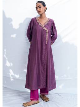 Raas By Ekta - Purple Jashne Bahar Kurta and Pant