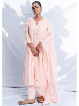 Raas By Ekta - Pink O Hansini Kurta with Pant and Dupatta