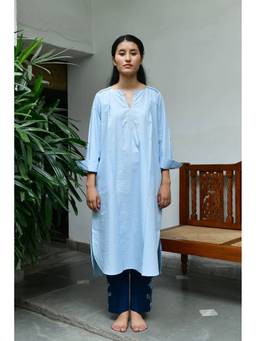 Raas By Ekta - Blue Peaceful Sky Kurta with Pant