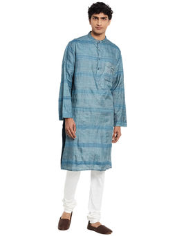 Fabindia - Silk Blend Woven Long Kurta