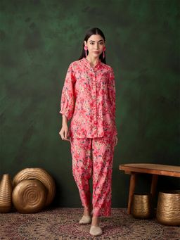 Gahan - Womens Pink Fashionable Trendy Stylish Co-Ord Set