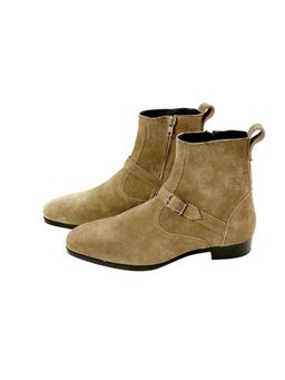 SHUTIQ - Corine Beige Pointed Toe Chelsea Boot