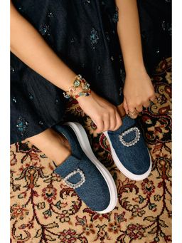 Anaar - Blue Denim Duchess Classic Sneakers