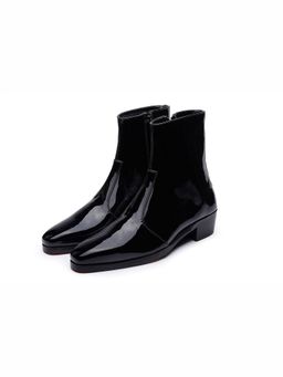 SHUTIQ - Aryar Black Pointed Toe Chelsea Boot