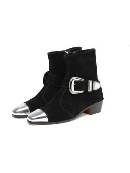 SHUTIQ - Calilo Black Pointed Toe Chelsea Boot