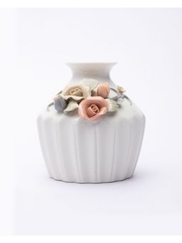 Voncasa - Flower Vase in Color - White