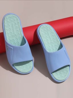 Chupps - Women Blue Nova Sliders
