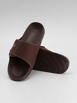 NoStrain - Women Brown Women Brown Canvas Sugar Sliders