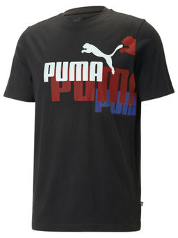 Puma - Essentials Logo Power Mens Black T-Shirt