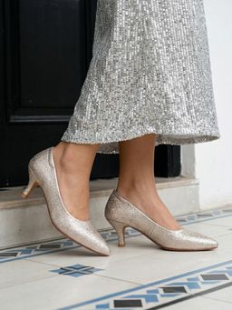 ROCIA - By Regal Rose Gold Women Classic Pumps