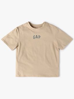 GAP - Beige Printed Relaxed T-Shirt