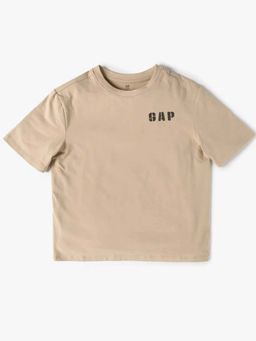 GAP - Beige Printed Relaxed T-Shirt