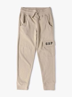GAP - Beige Solid Relaxed Joggers