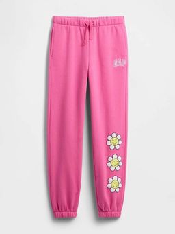 GAP - Pink Printed Regular Joggers