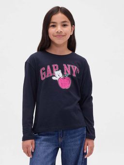 GAP - Navy Blue Printed Regular T-Shirt