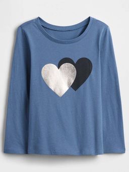 GAP - Blue Printed Regular T-Shirt