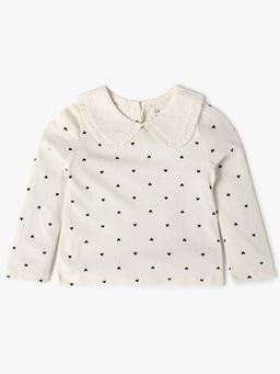 GAP - Off White Printed Regular Top