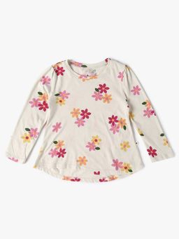 GAP - Off White Floral Regular Top