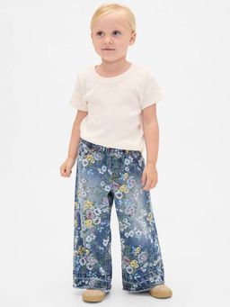 GAP - Blue Floral Boyfriend Jeans