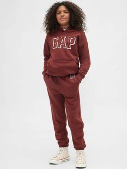 GAP - Red Solid Relaxed Joggers